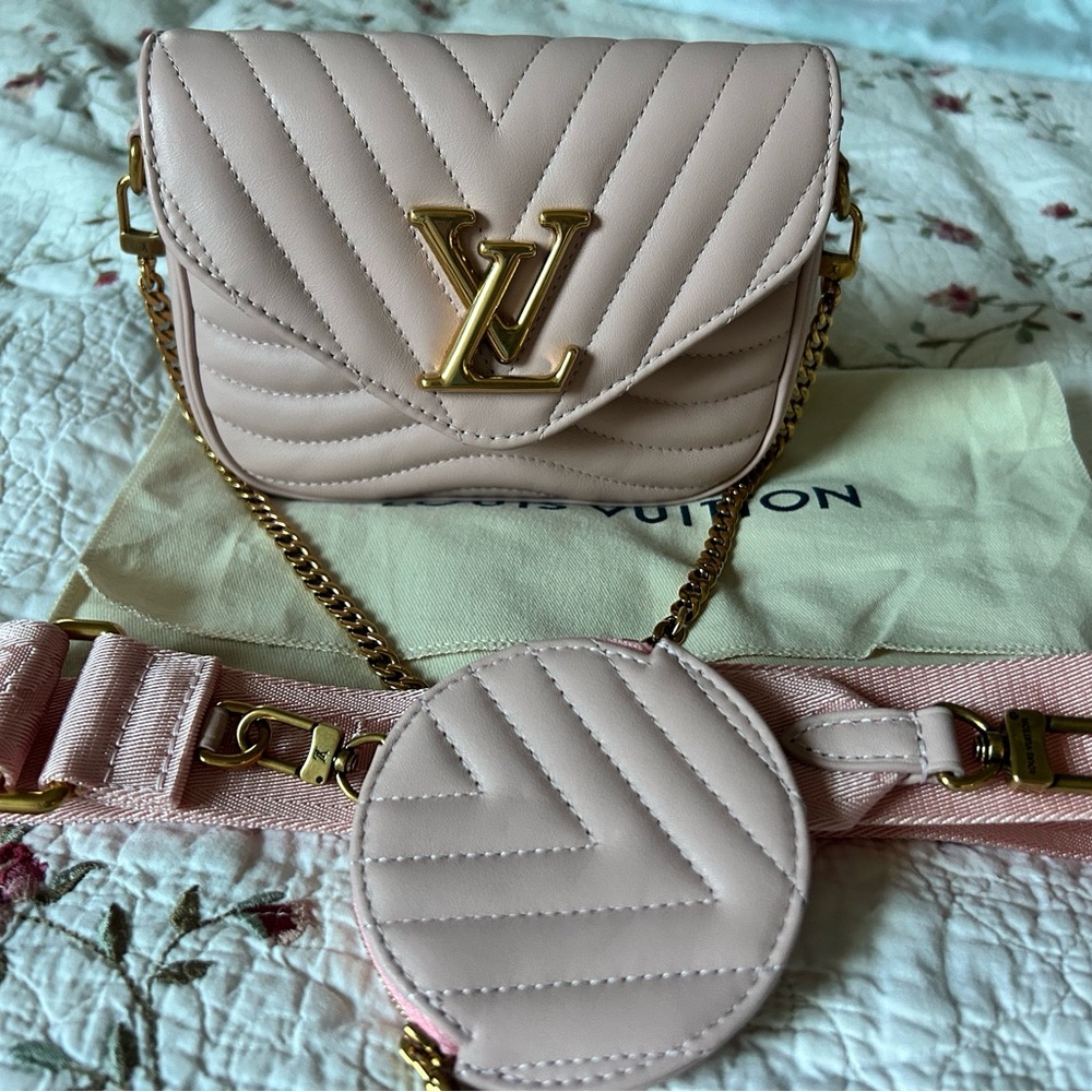 Louis Vuitton Wave multi pochette crossbody pink new